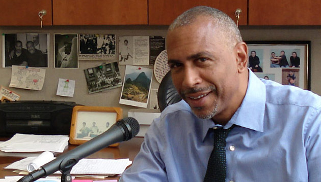 Pedro Noguera being interviewed by Eric Gurna on the Please Speak Freely Podcast