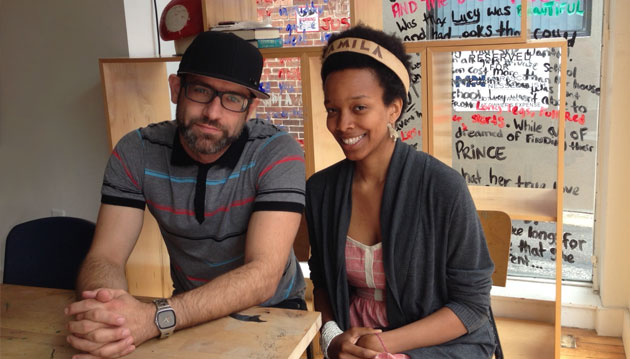 Kevin Coval and Jamila Woods with Eric Gurna on the Please Speak Freely Podcast